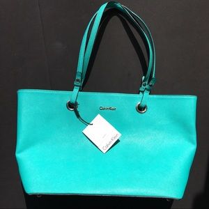 Calvin Klein X-Large Saffiano Leather Tote